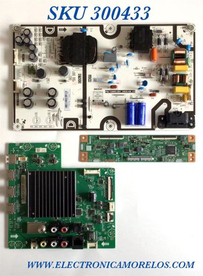 KIT DE TARJETAS PARA TV VIZIO / MAIN 6M03M0003A00R / TD.MT5691.U761 / A0003100J / AP102103H8 / FUENTE P650D108DB / PW.138W2.681_V655-H9_V3 / B0002K000 / T-CON TACDJ4031 / CT7Y15PAT302 / PANEL V650DJ4-D03 REV.C1 / MODELO V655-H19 LIAIZCNW